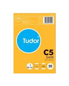 Tudor Envelopes C5  Gold Pack 50 (Min Order Qty 2)