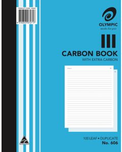 Olympic Carbon Dublicate Book No. 606 250x200 100 Leaf (Min Order Qty 2)