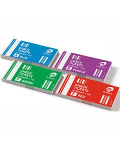 Olympic Check Tickets Book 1-100 Hangsell Pack of 4 (Min Order Qty 2)