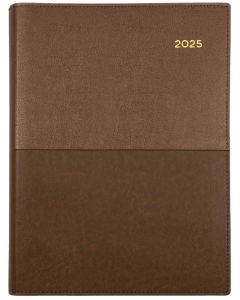 Collins 2026 Calendar Year Diary Vanessa Quarto 260x210mm Vertical Week to View Tan (SPECIAL ORDER - MOQ 5) *Pre-Order Aug/Sept Delivery*