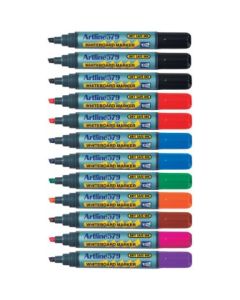 Artline 579 Whiteboard Marker Chisel Assorted Box of 12) (Min Ord Qty 1)