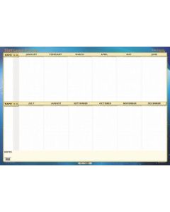 Collins 2026 Calendar Year Wall Planner Writeraze QC Staff Leave Planner 700x1000mm (SPECIAL ORDER - MOQ 5) *Pre-Order Aug/Sept Delivery*