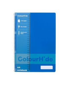 Colourhide Notebook 120pg A4 Blue (Min Ord Qty 10) ***Special Order Item*** 