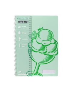 Colourhide A4 120page Notebook - Peppermint (Min Order Qty: 2)