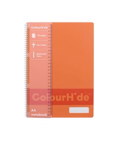 Colourhide Notebook A4 120 Page Peach (Min Ord Qty 2) 