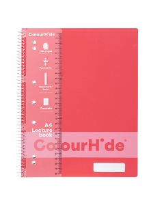Colourhide Lecture Book A4 140pg Watermelon (Min Order Qty 5)