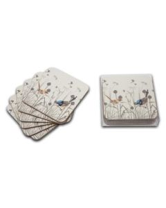 Grasslands Blue Wren Coasters Set of 6 