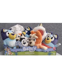 Bluey S11: Bluey & Friends Single Plush CDU of 10 Assorted - Assortment B