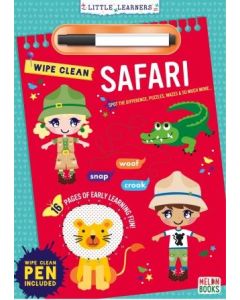 Little Learners Wipe Clean Books with Pen (Min Order Qty: 12)