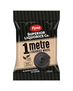 FYNA Liquorice 1metre Black Display of 8