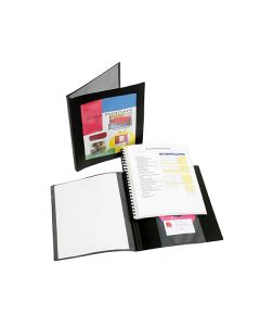 Marbig Pro Series Refillable Display Book A4 With Frame Black (Order in Multiples of 12) ***Special Order Item***