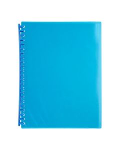 Marbig Refillable Display Book 20 Pocket Marine (Order in Multiples of 12)