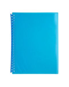 Marbig Refillable Display Book 20 Pocket Marine (Min Order Qty 2)