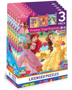 Disney Princess 3pk Frame Tray Puzzles 