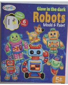 Mould & Paint Glow in the Dark Robots