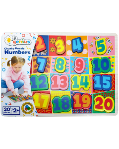 Jr Genius Chunky Puzzle – Numbers 20pce