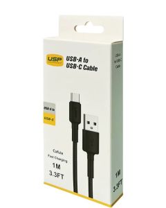 Cable USB-A to USB-C 1M (Min Order Qty: 2) 