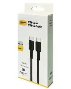Cable USB-C to USB-C 3M (Min Order Qty: 2) 