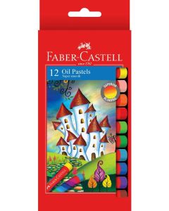 Faber Castell 12 Oil Pastels (Min Order Qty 2)