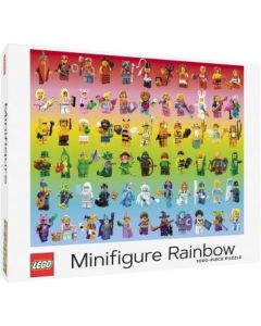LEGO Minifigure Rainbow 1000Piece Puzzle (Order in Multiples of 2)