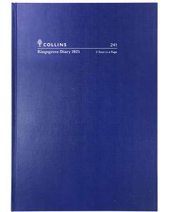  Collins 2026 Kingsgrove A4 2 Days to a Page Blue *Pre-Order Aug/Sept Delivery*