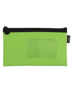 Celco Pencil Case Small 204x123mm 1 Zip with USB Pouch Lime Green (Min Ord Qty 2)