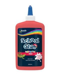 Bostik School Glue  250ml Red  (Min Order Qty 1)