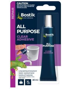 Bostik All purpose Adhesive 20ml (Order in Multiples of 1)