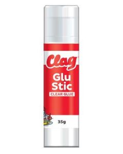 Clag Glu stic 35g clear glue (Order in Multiples of 10)