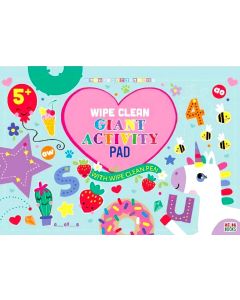 Girls Giant Wipe Clean Activity Pad