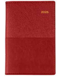  Collins 2026 Vanessa B7R Week to View Red *Pre-Order Aug/Sept Delivery*