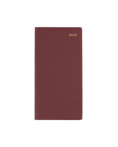 Collins 2026 Calendar Year Diary - Belmont B6/7 Week to View Portrait Burgundy (SPECIAL ORDER - MOQ 5) *Pre-Order Aug/Sept Delivery*