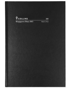  Collins 2026 Kingsgrove A5 Week to View Black *Pre-Order Aug/Sept Delivery*