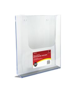 Deflecto Brochure holder wall Mount A4 Portrait (Min Order Qty 2)
