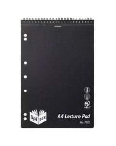 Spirax P905 Lecture Pad A4 140pg (Min Ord Qty 5)