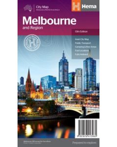 Hema Melbourne and Region Map #13 (Min Order Qty 1)