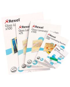 Rexel Laminating Pouch A4 125 Micron Pack of 25 (Min Order Qty 2) 