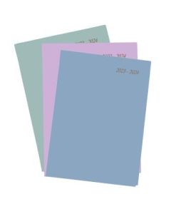 Cumberland Soho Financial Year Diary 2023-2024 A5 Week to View Spiral Assorted Colours (Min Order Qty 6) 