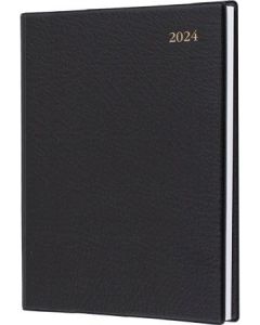 Collins Debden 2024 Calendar Year Diary - Associate A4 Week to View Black (Min Order Qty 1)