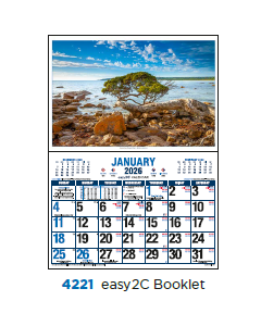 2026 easy2C Stitched Booklet Calendar *Pre-Order Aug/Sept Delivery*