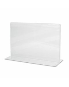 Double Sided T-Shape Sign Holder A4 Landscape (Min Order 2) 
