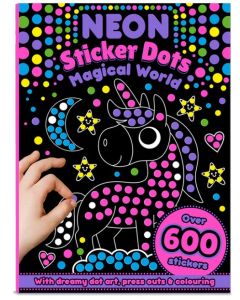 Neon Dots of Fun Magical World Stickers (Min Order Qty 6)