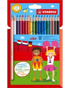 Stabilo Colour Coloured Pencils Wallet of 18