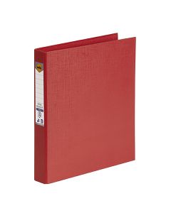 Marbig A4 2D PE Ring Binder 25mm Red (Order in Multiples of 6) ***Special Order Item***