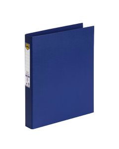 Marbig PE Lined Binder A4 2D 25mm Blue (Order in Multiples of 2)