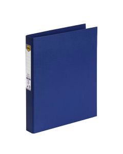 Marbig PE Lined Binder A4 2D 25mm Blue (Min Order Qty 2)