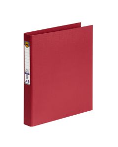 Marbig A4 PE 2D Ring Binder 25mm Deep Red (Order in Multiples of 6) ***Special Order Item***