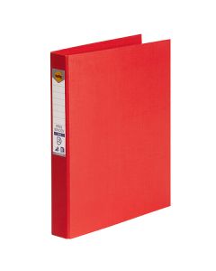 Marbig A4 PE 4D Ring Binder 25mm Red (Order in Multiples of 6) ***Special Order Item***