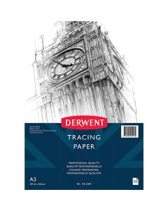 Derwent A3 Tracing Paper Pad 90-95gsm 50 Sheet (Order in Multiples Of 5) ***Special Order Item***