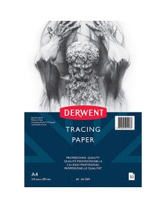 Derwent A4 Tracing Paper Pad 60-65gsm 50 Sheet (Order in Multiples Of 5) ***Special Order Item***